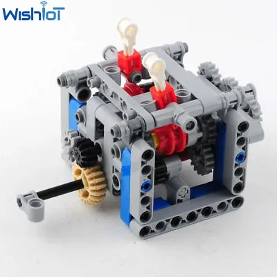 High-tech 4-Speed Gearbox Transmission Kit MOC Parts Technic Building Block Set • $14.69