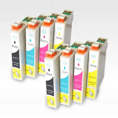£14.99 • Buy 2 Full Sets Of Compatible Inks For EPSON Stylus DX7450 DX8400 DX8450 DX9400