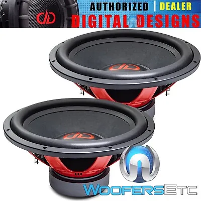 (2) DD AUDIO PSW15a-D2 SUBS 15  2100W DUAL 2-OHM CAR SUBWOOFERS BASS SPEAKERS • $378