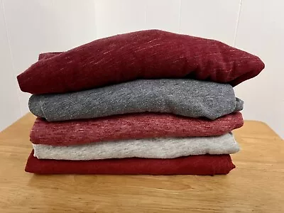 Mens Banana Republic T Shirt Bundle XL Red Gray Henley Short Sleeve Lot Of 5 • $39.99