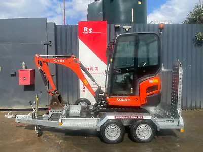 KUBOTA KX016-4 Y2016 1.6t CAB Mini Excavator / Digger + NEW TRAILER £13950+VAT • £16740