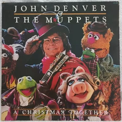 John Denver And The Muppets A Christmas Together 1979 LP NM With Poster RARE • $19.99