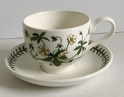 £14.99 • Buy Portmeirion Botanic Garden Large Cup & Saucer Cinquefoil Floral Design England
