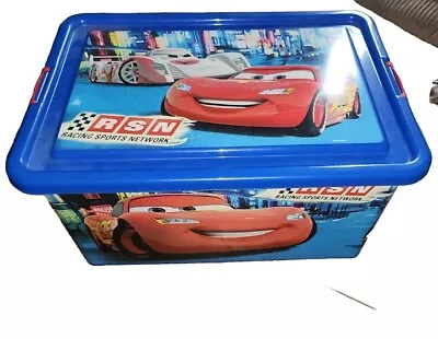 Disney PIXAR Cars Durable Storage Box Toy Box • £4.99