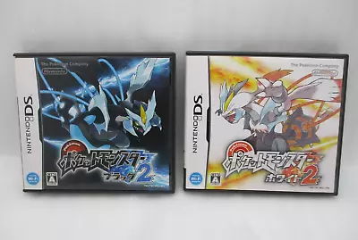 Pokemon White 2 & Black 2 Nintendo DS 2Games Japan Import Pocket Monster • $122.68