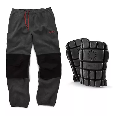 £23.95 • Buy Scruffs Fleece Pants Dark Grey Trousers With Scruffs Hardwearing Knee Pads