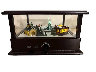 Mr. Christmas Gold Label Showcase Music Box Train Station 50 Songs • $49.95