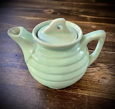 Brush McCoy Pottery Single Service Coffee Pot Matte Glaze 1930s Antique Ceramic • $29.99