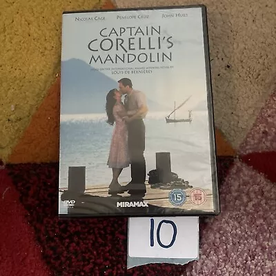 Captain Corelli’s Mandolin DVD New Sealed • £4.69