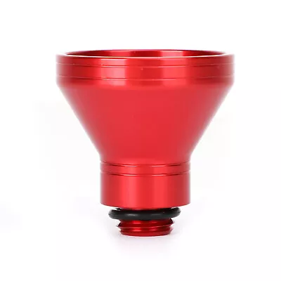 CNC Billet 20mm Oil Filler Funnel Red Oil Change Motorcycle Fit For JP • £13.15