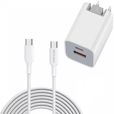 38W PD HOME CHARGER FAST TYPE-C 6FT LONG CABLE USB-C POWER For PHONES & TABLETS • $20.88