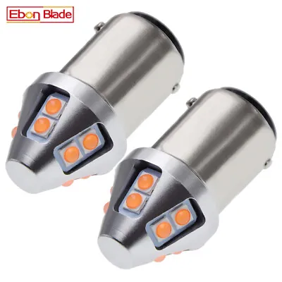 2x 12v 24v Ba15d Red Dual Filament Stop Tail Sidelight Indicator Led Bulb 1142 • $9.99