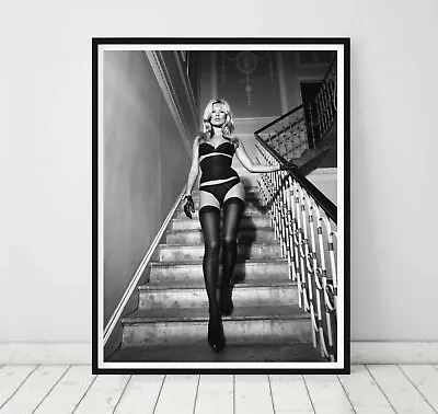 Kate Moss Vintage Retro Celebrities Poster Art Print. A3 A2 A1  • £19.24