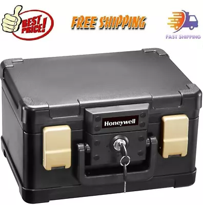 $44 • Buy Waterproof Fireproof Lock Key Safe Box Chest Case Jewelry Money File Protection