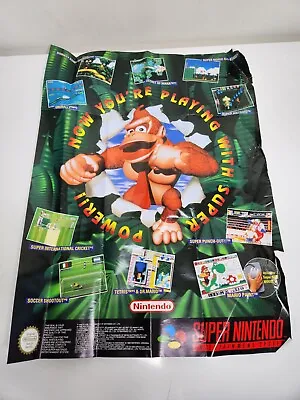 $25 • Buy Super Nintendo Poster Lift Out Donkey Kong