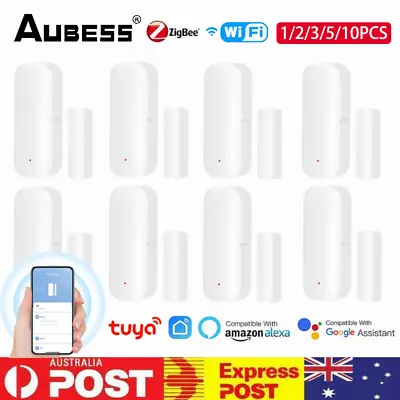 Door Sensor ZigBee/WiFi Window Alarm Detector Security Smart Alerter Home Office • $15.49