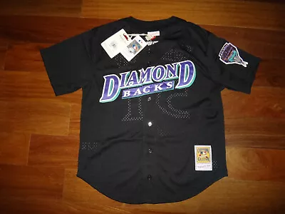 Randy Johnson 1999 Mitchell & Ness Men's Diamondbacks MLB Button Front BP Jersey • $95