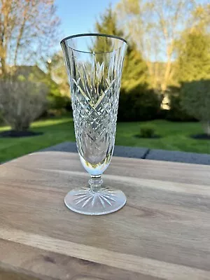 Waterford Ashbourne Cut Crystal Flower Vase 7” Tall Signed • $69.98