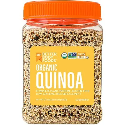 24oz Organic Quinoa BulkComplete Plant ProteinLow GlycemicGluten FreeNon GMO • £10.76