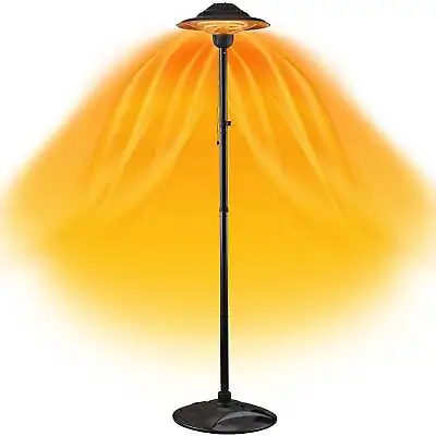 Halogen Tubes Heater Electric Patio Heater Garden Heating Waterproof Outdoor • £78.99