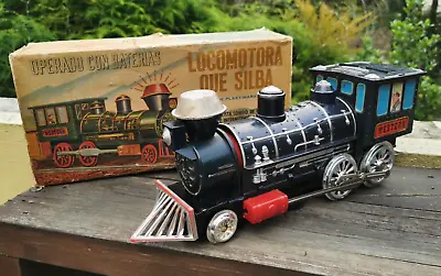 Vintage Marx Train Mexican Plastimarx  Western  Plastic & Tin Locomotive In Ob • $99.99