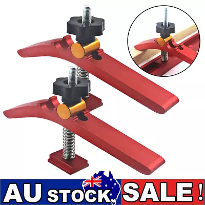 2Pack Woodworking Aluminum Quick Acting Hold Down Clamp For T-Slot T-Track Set • $25.99