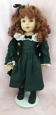 VTG GOTZ PRINCIPESSA 21  DOLL Red /Auburn Hair Brown Eyes TAGS GERMANY STAND  • $120