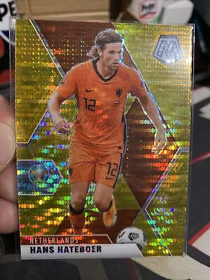 Hans Hateboer 2021 Panini Mosaic UEFA Euro 2020 - [Base] - Gold Pulsar #149 • £25