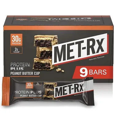 MET-Rx Protein Plus Bar Gluten Free Peanut Butter Cup (9 Count) • $35.99