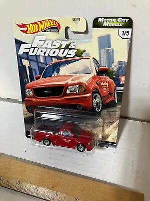 Hot Wheels Fast & Furious Premium Motor City Muscle Ford F-150 Lightning 1/5 • $19.95