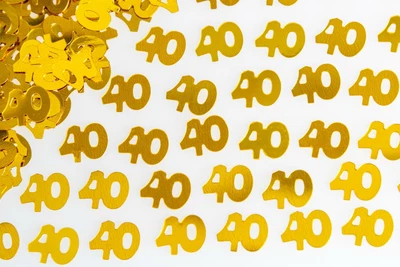 £2.39 • Buy Tabletop Confetti 40th Birthday Anniversary Table Scatter Glitz Party Decoration