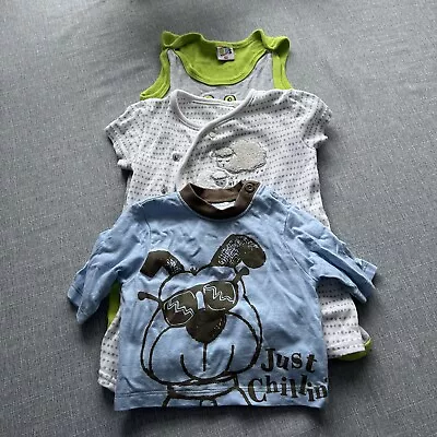 £1.50 • Buy Baby Boy Bodysuit And T-shirt 0-3 Months
