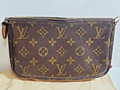 Vintage Louis Vuitton Clutch / Handbag . Brown & Tan • $425