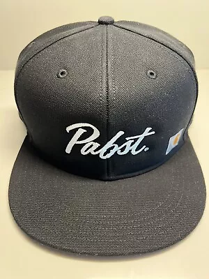 Carhartt Men's Ashland Cap Adjustable-Black Custom Pabst Beer Embroidered Logo • $20