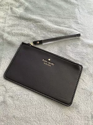 Kate Spade New York Wristlet Wallet Purse Pouch In Black • £22