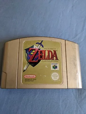 The Legend Of Zelda: Ocarina Of Time N64 Gold Cartridge Nintendo 64 PAL • $99