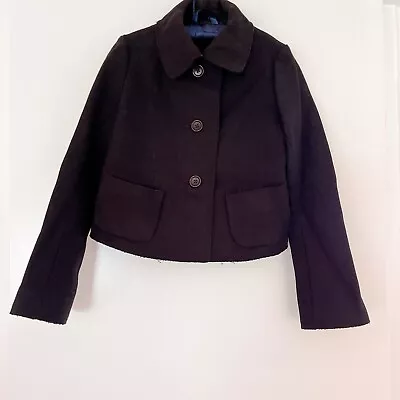Uniqlo +J Womens  Mid-weight Wool Mixed Cropped Jacket Size S • $69