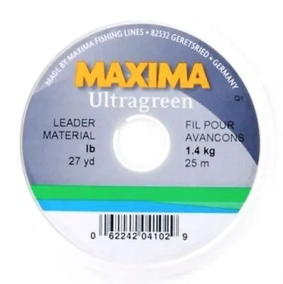 Maxima Ultragreen Fly Fishing Leader/Tippet Material • $6.50