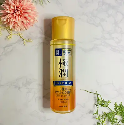 Rohto HadaLabo Gokujyun Premium 7 Hyaluronic Hydrating Lotion 170ml - US Seller • $14.30