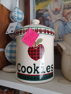 Vintage Cookie Jar - Apple Jack - By Ingleman Designs. No Chips Or Cracks • $24.99