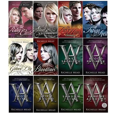 BloodlinesVampire Academy Series 12 Books Set By Richelle Mead FrostbiteRuby • £46.99