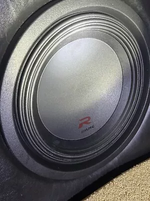 Alpine Type R  10 Inch Car Subwoofer R-W10D4 Dual 4 Ohm Voice Coils • $89