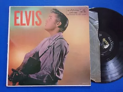 ELVIS PRESLEY - Elvis (LPM-1382) First Pressing W/ Band  Labels Ad Back Cover! • $9.99