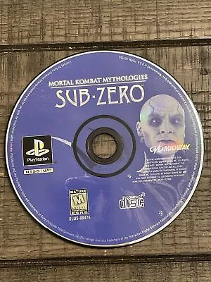 Mortal Kombat Mythologies: Sub Zero (Sony PlayStation 1 1997) Disc Only • $19.99