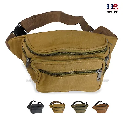 Tactical Military Waist Bag Fanny Pack Hip Belt Bum Crossbody Pouch Travel Men • $9.99