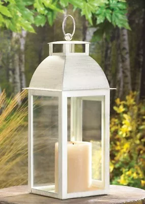 Ivory Candle Holder Light Stand Lantern Sconce Candlestick Lamp Home Decor Gift • £41.31