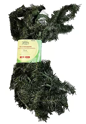 Holiday Living - 9-ft Pre-Lit Pine Garland Indoor/Outdoor (35 Clear Lights) NEW • $32.79