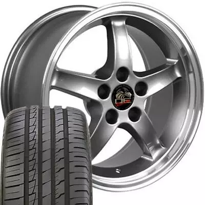 17x9 Gunmetal Wheels & 245/45ZR17 Tires SET Fit Ford Mustang 1994-2004 Cobra R • $1251