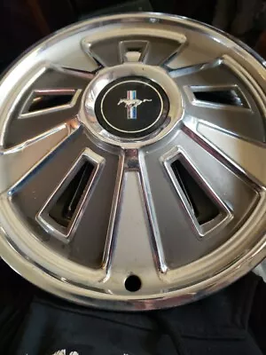 Original Vintage 1966 Ford Mustang Hubcaps X 3 . • $80