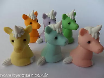 £1.79 • Buy Novelty Japanese Animal Puzzle Eraser Rubbers - IWAKO Kawaii Unicorn Erasers